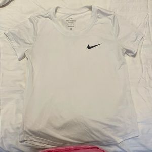 TWO The Nike Tee dri-fit white t shirt